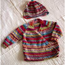 (K479 Crossover Cardigan and Hat)